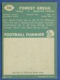1960 Topps Football card back