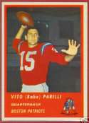 1963 Fleer Football card front