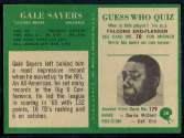 1966 Philadelphia Football card back