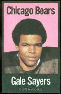 1972 NFLPA FABRIC Football card front