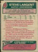 1977 Topps Football card back