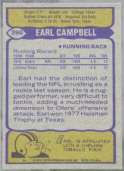 1979 Topps Football card back