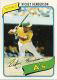 1980 Topps baseball cards