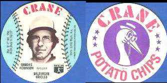 1976 Crane MSA Discs Baseball card front