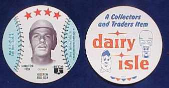 1976 Dairy Isle MSA Discs Baseball card front