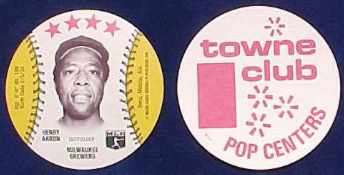 1976 Towne Club MSA Discs Baseball card front