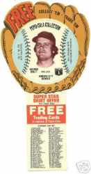 1977 Pepsi Glove MSA Discs Baseball card front