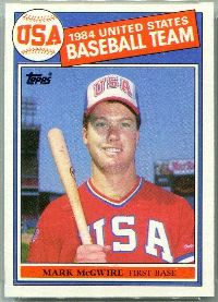 Mark McGwire Cards & Items  Baseball card front