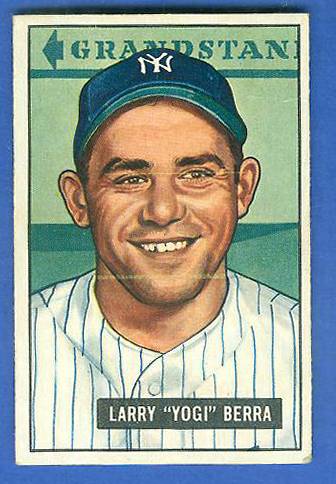 1951 Bowman #  2 Yogi Berra (Yankees)  cards value