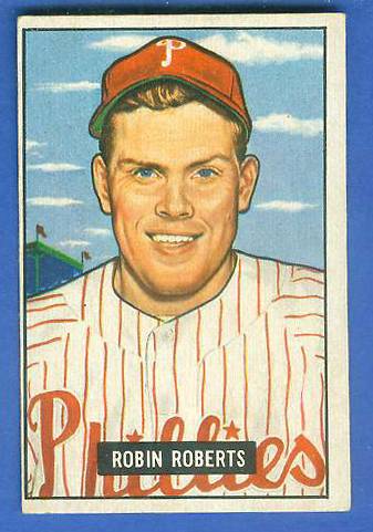 1951 Bowman #  3 Robin Roberts (Phillies)  cards value