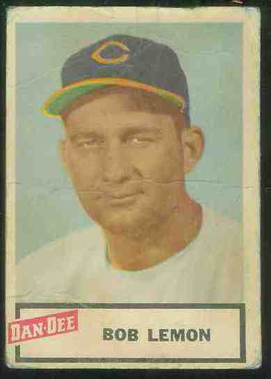 1954 Dan-Dee Potato Chips - Bob Lemon (Indians)  cards value