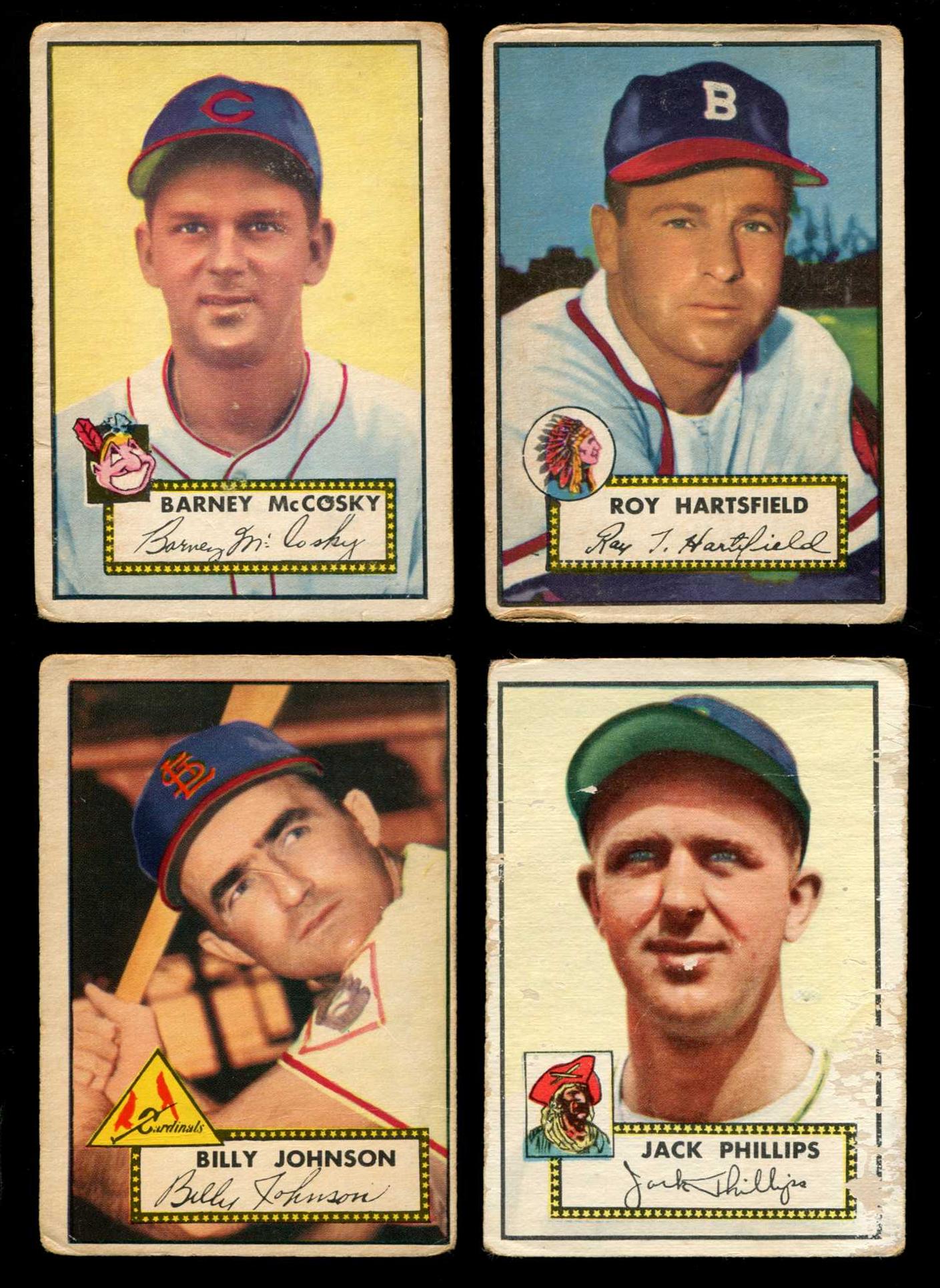 1952 Topps #300 Barney McCosky SHORT PRINT (Indians)  cards value