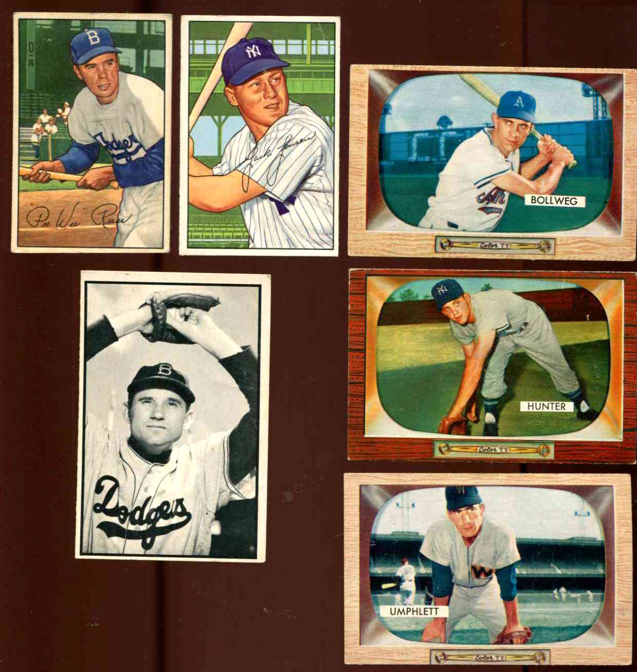 1952 Bowman #  8 Pee Wee Reese (Brooklyn Dodgers)  cards value