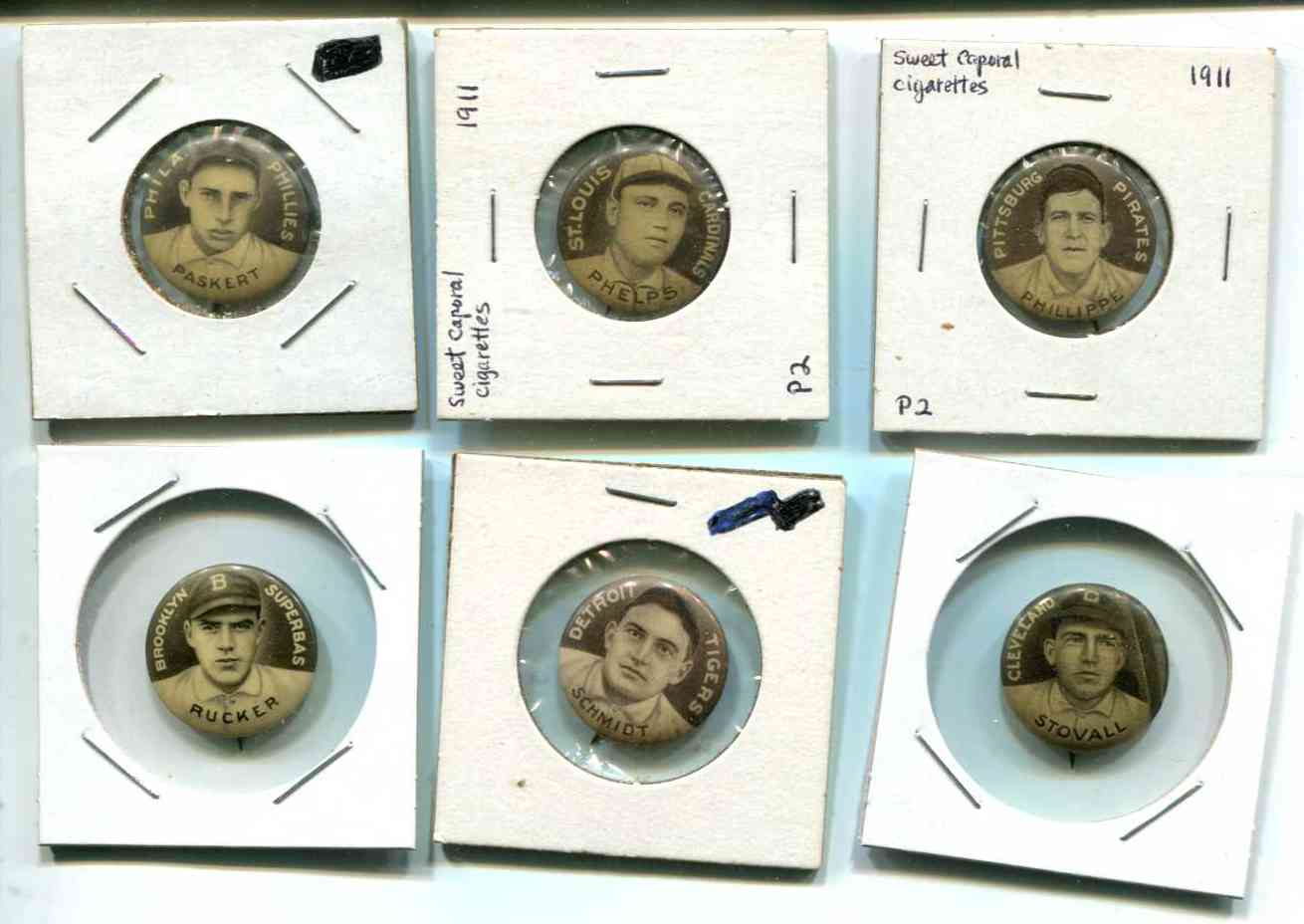 1910-1912 Sweet Caporal Pin - Rucker/Nap Rucker [SL] (Superbas/Dodgers)  cards value
