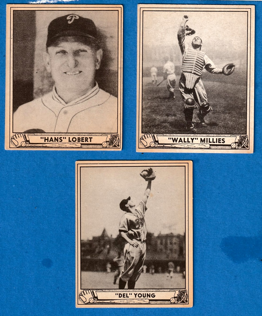 1940 Play Ball #218 Wally Millies ROOKIE (Phillies)  cards value