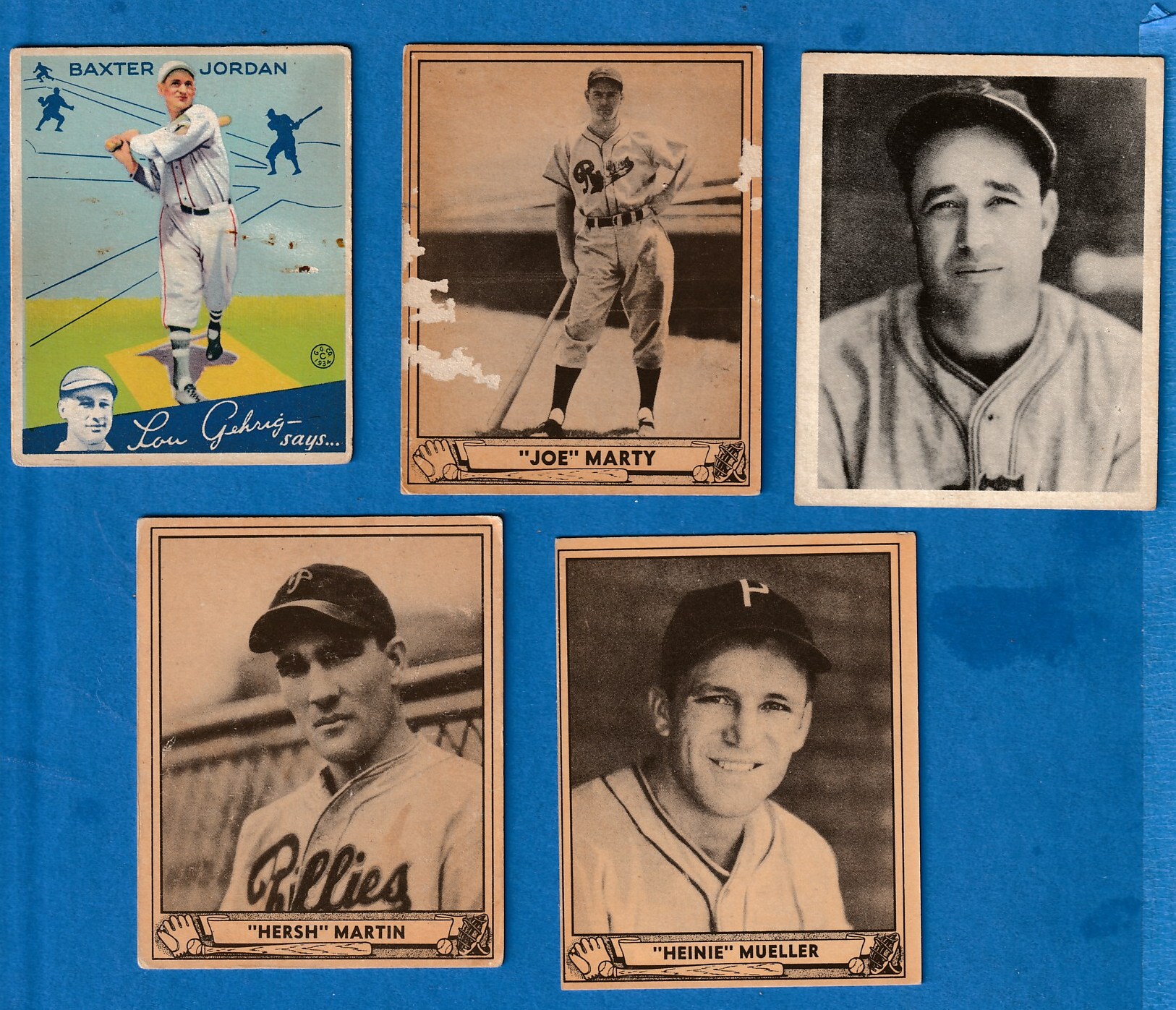 1934 Goudey # 31 Baxter 'Buck' Jordan ROOKIE (Boston Braves)  cards value