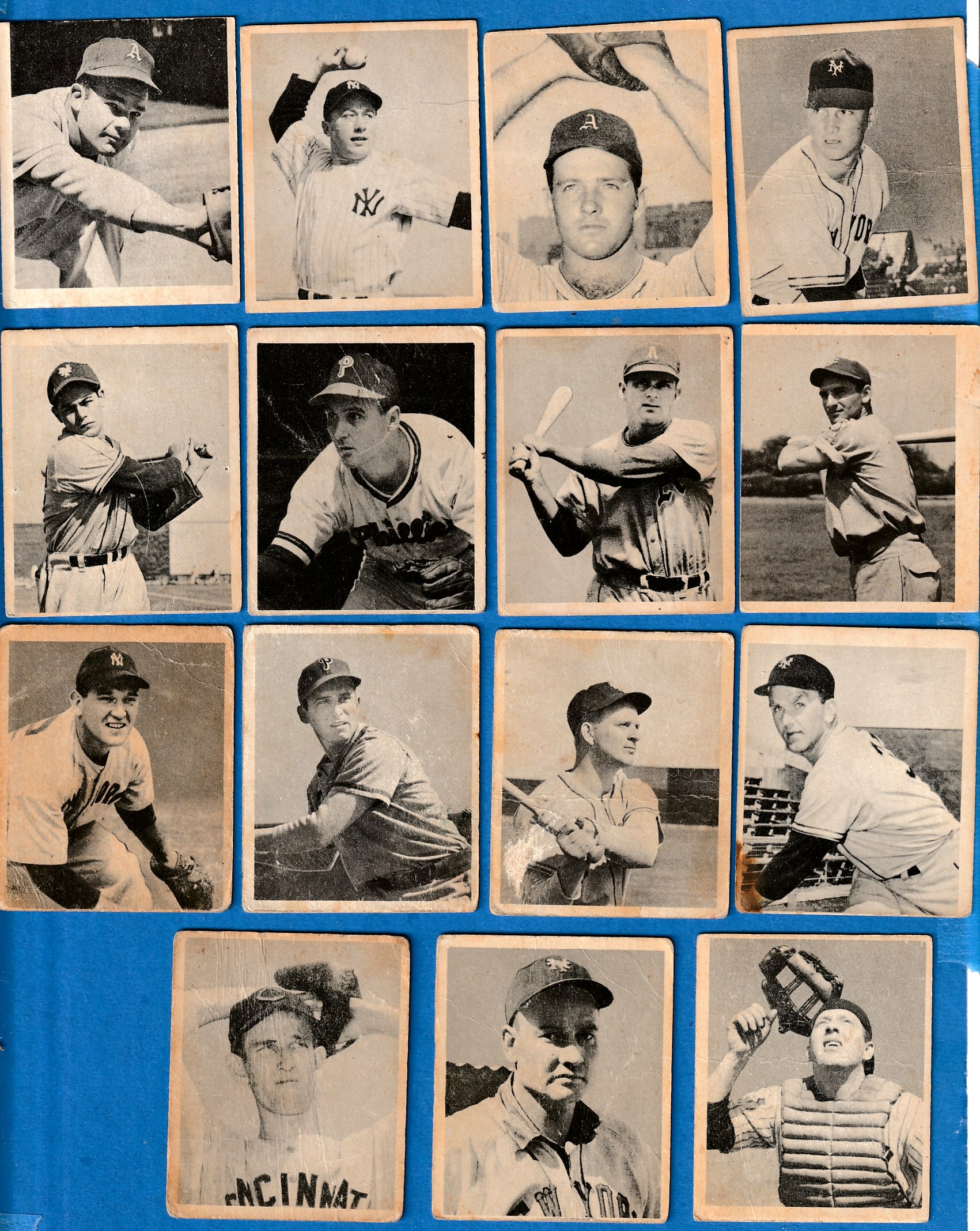 1948 Bowman  - Lot of (15) different  cards value