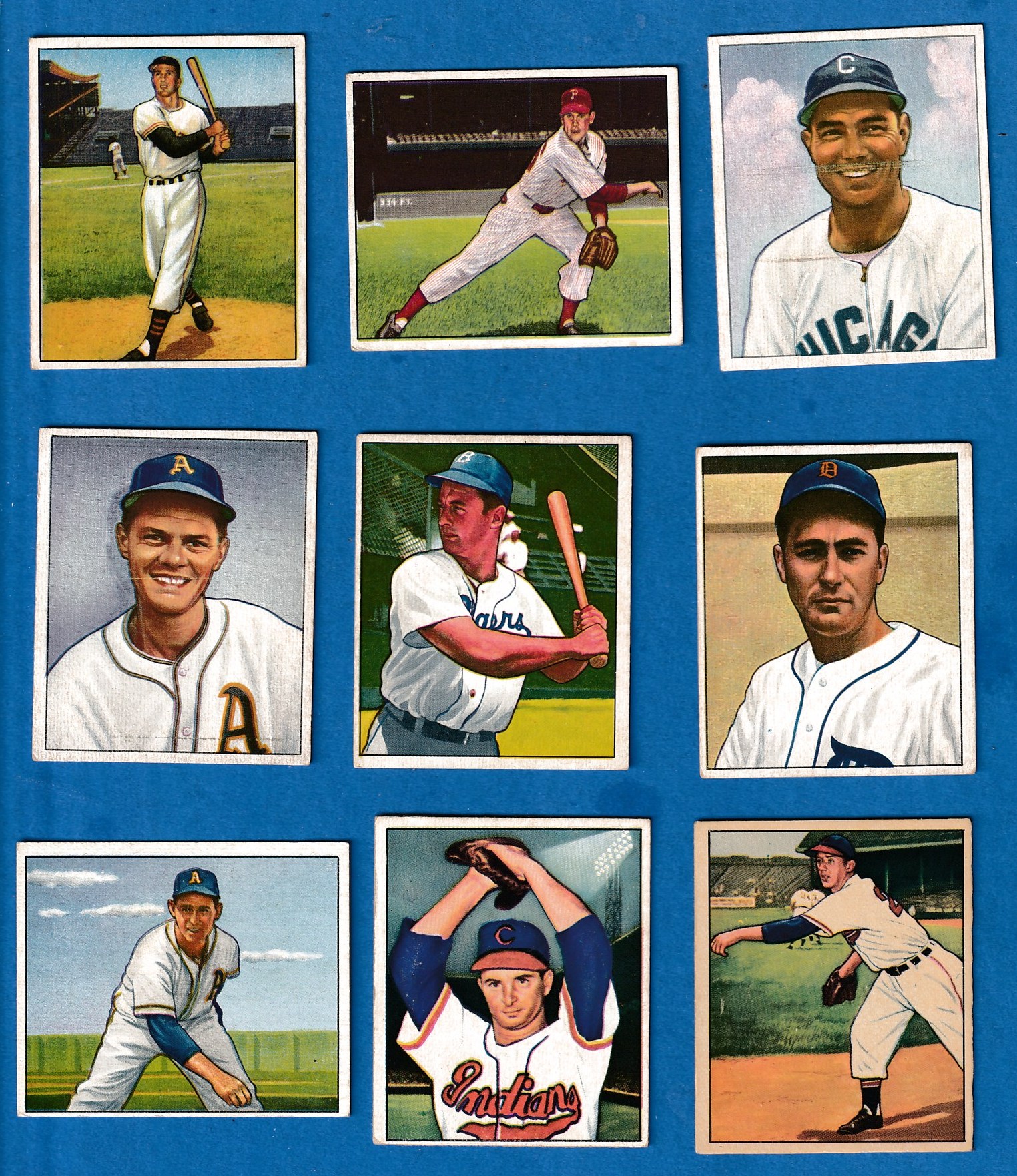 1950 Bowman # 28 Bobby Thomson SCARCER LOW# (New York Giants)  cards value