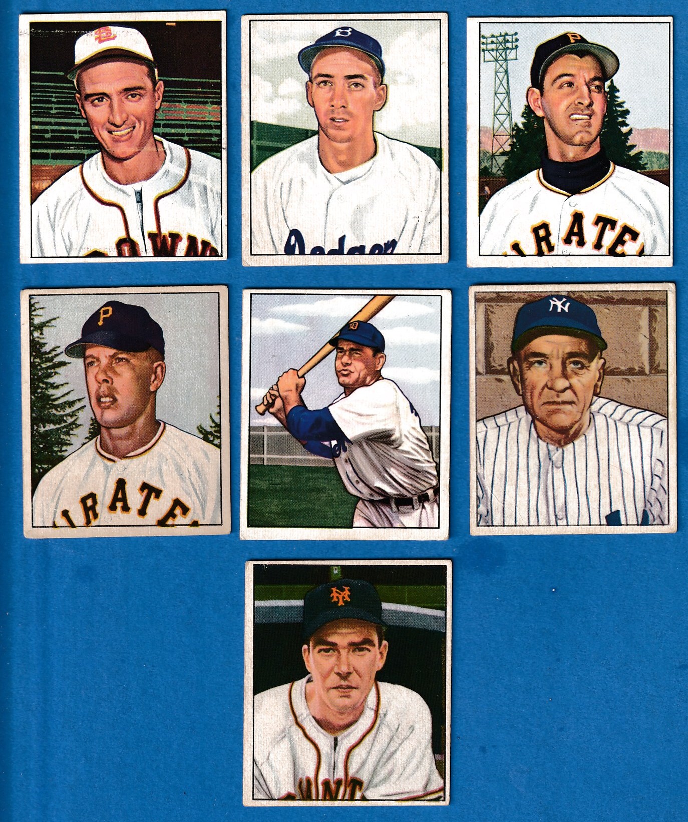 1950 Bowman #194 Billy Cox (Brooklyn Dodgers)  cards value