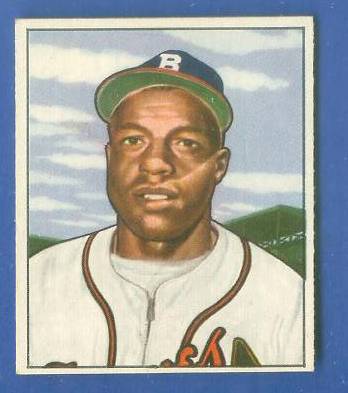 1950 Bowman #248 Sam Jethroe ROOKIE (Boston Braves)  cards value
