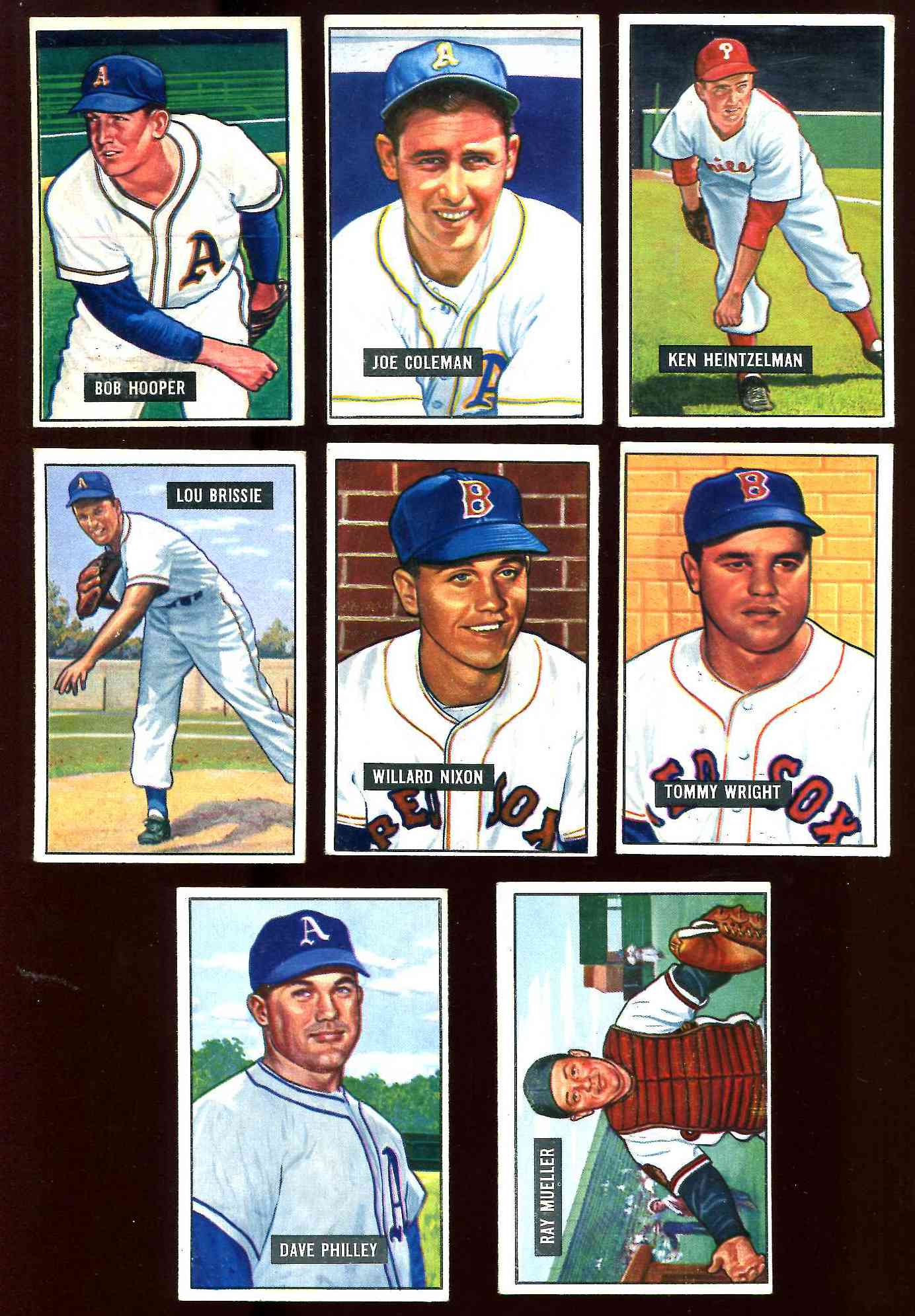 1951 Bowman #271 Tommy Wright SCARCE HIGH# (Red Sox)  cards value
