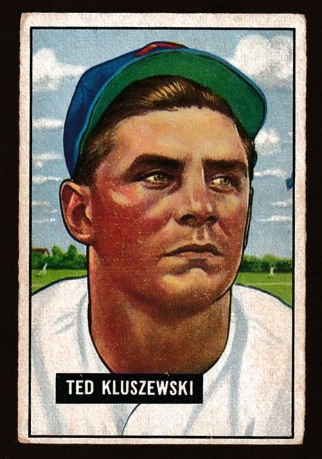 1951 Bowman #143 Ted Kluszewski [#j] (Reds)  cards value