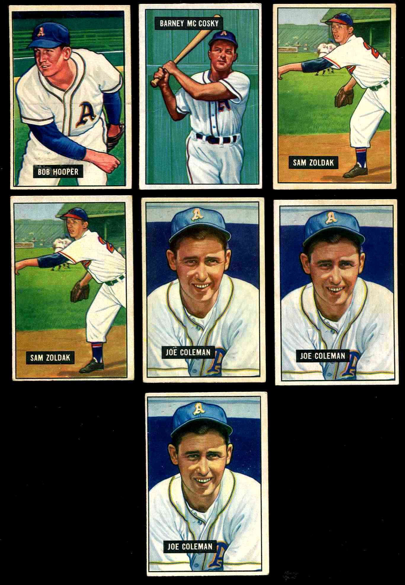 1951 Bowman #114 Sam Zoldak (Philadelphia A's)  cards value