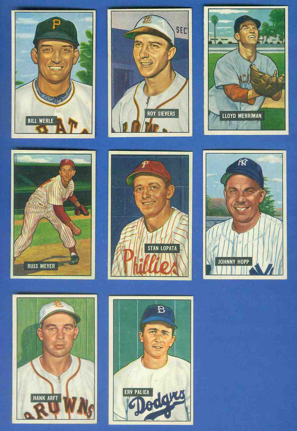 1951 Bowman #146 Johnny Hopp (Yankees)  cards value