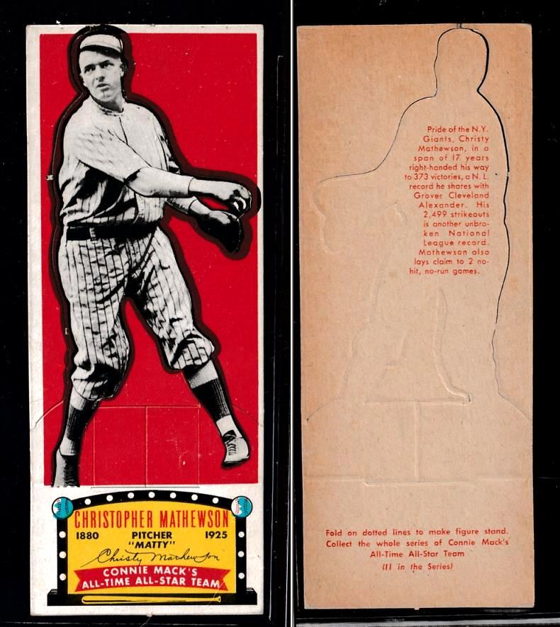 1951 Topps Connie Mack's All-Stars - Christy Mathewson (NY Giants)  cards value