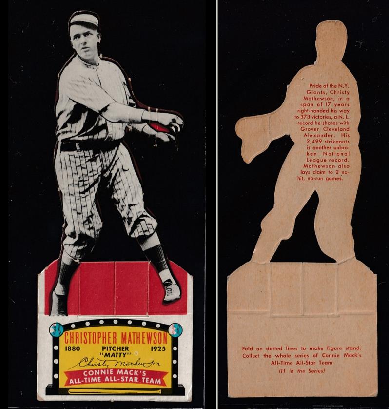 1951 Topps Connie Mack's All-Stars - Christy Mathewson (NY Giants)  cards value