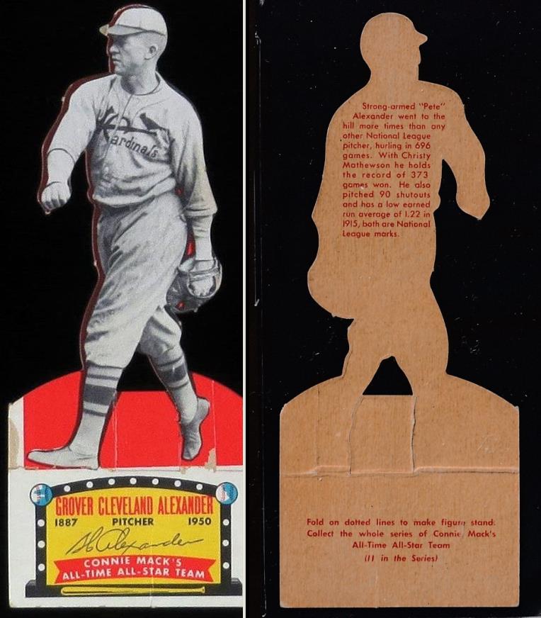 1951 Topps Connie Mack's All-Stars - Grover Cleveland Alexander (Cardinals)  cards value