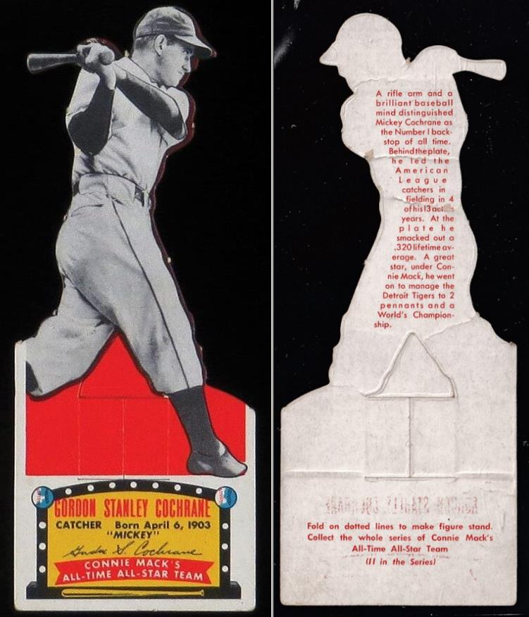 1951 Topps Connie Mack's All-Stars - Mickey Cochrane (Tigers)  cards value