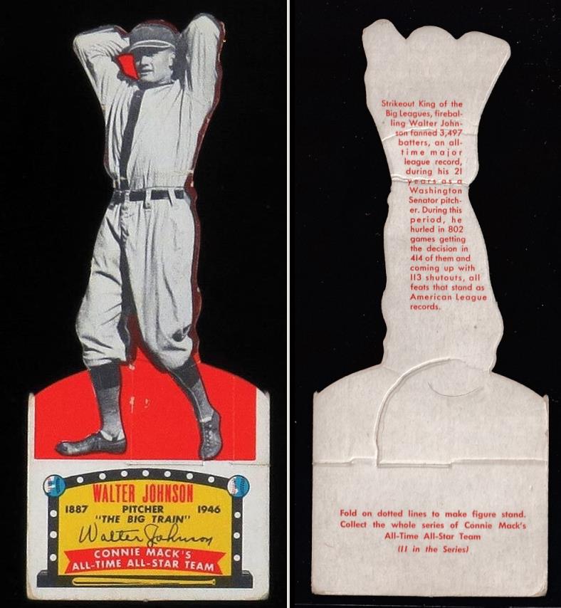 1951 Topps Connie Mack's All-Stars - Walter Johnson (Senators)  cards value