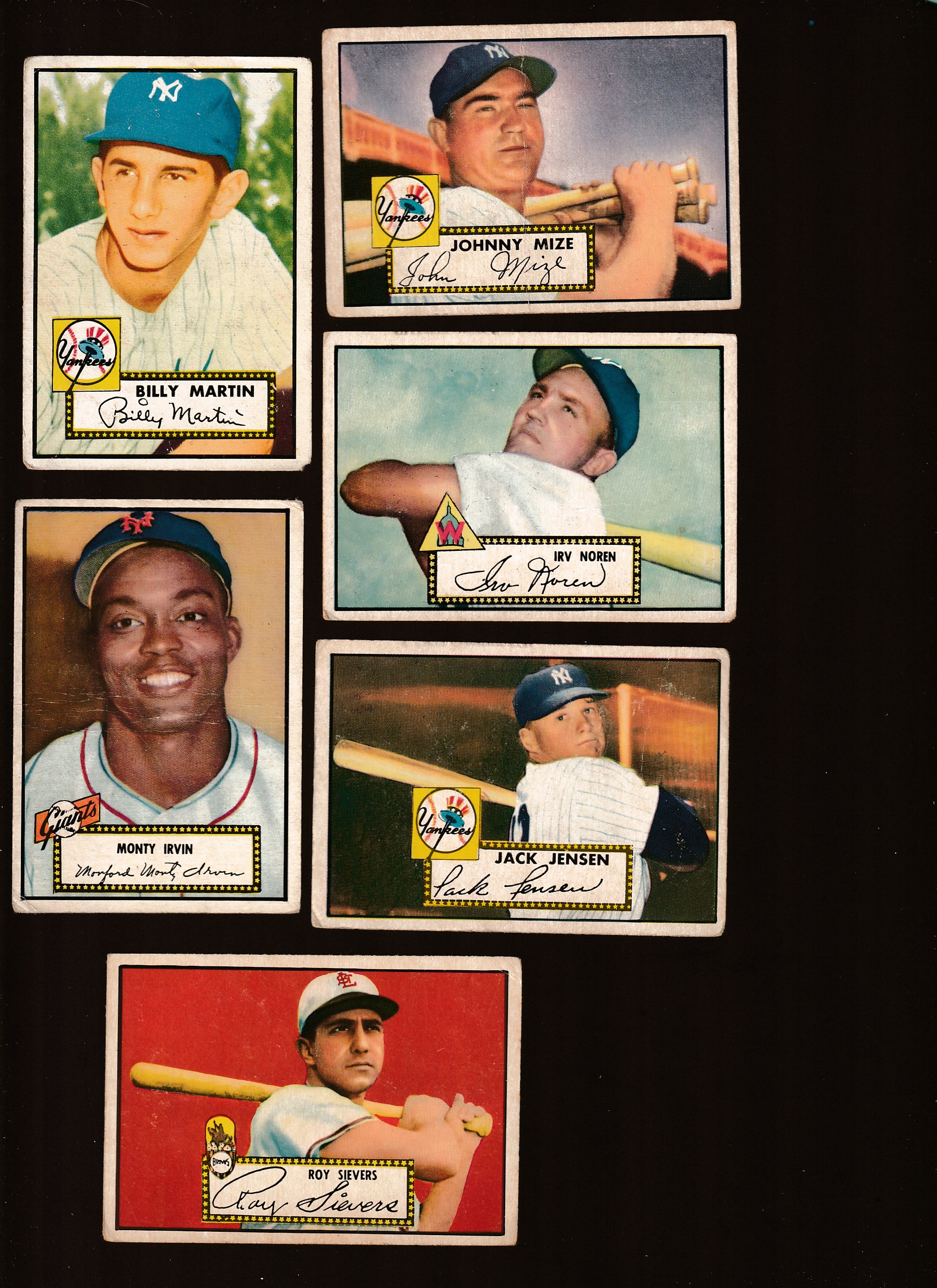 1952 Topps # 64 Roy Sievers [#l] (St. Louis Browns)  cards value
