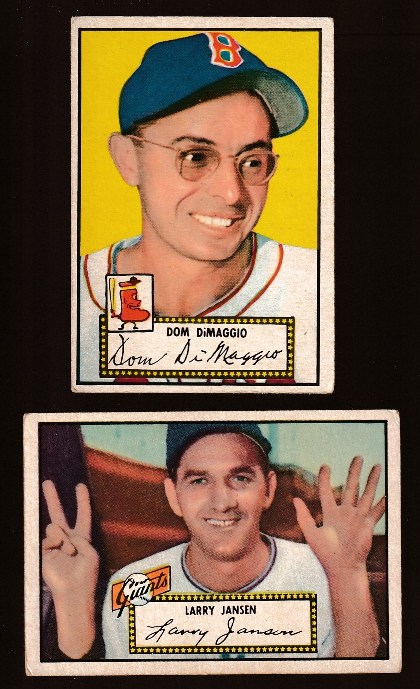 1952 Topps #  5 Larry Jansen BLACK-BACK [#l] (NY Giants)  cards value