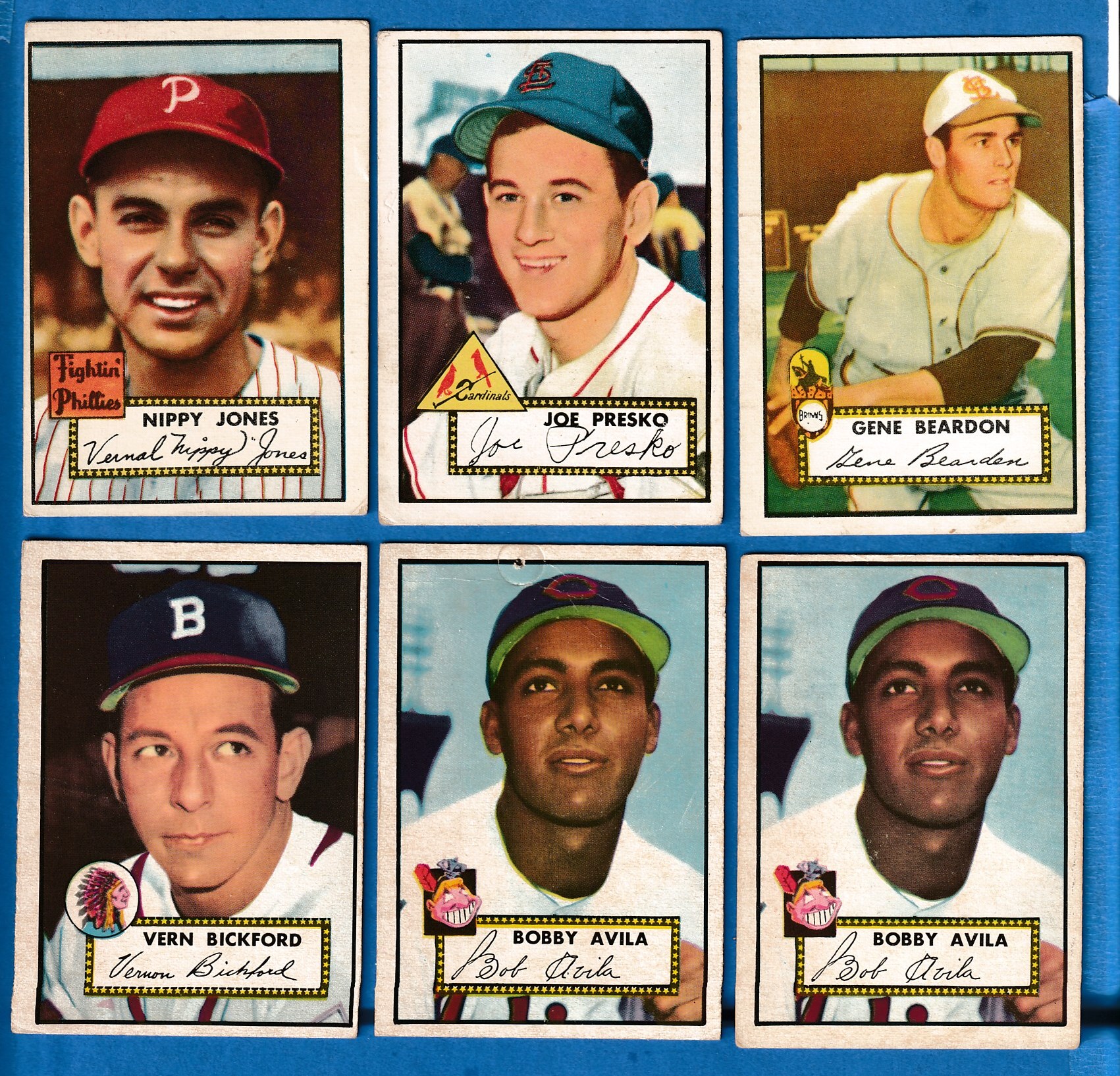 1952 Topps #252 Vern Bickford (Boston Braves)  cards value