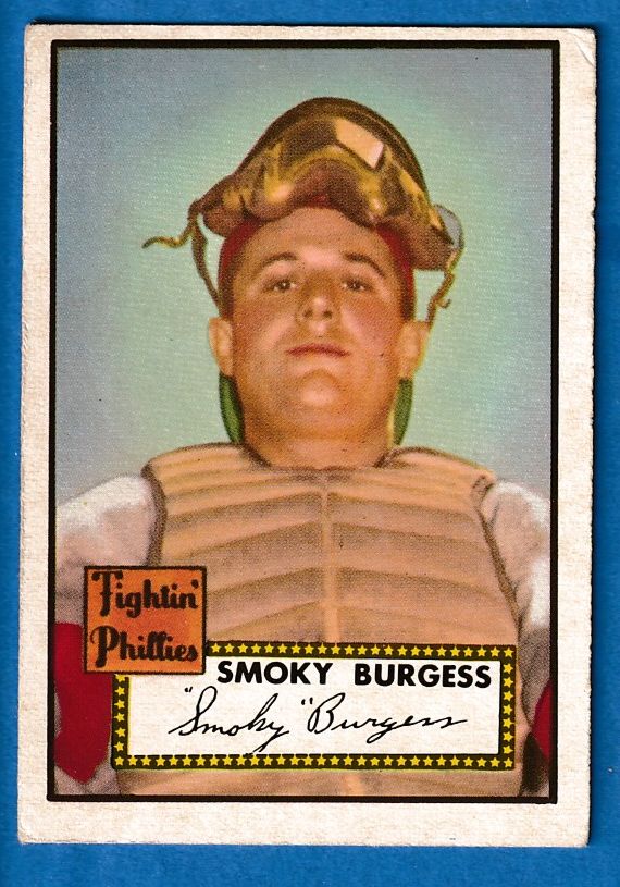 1952 Topps #357 Smoky Burgess SCARCE HIGH# (Phillies)  cards value