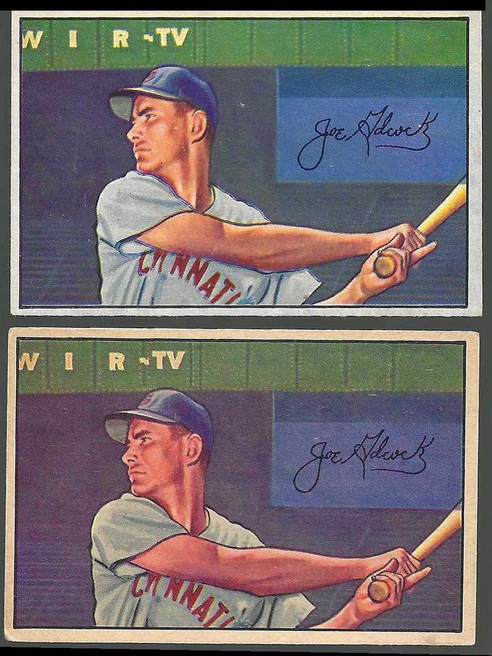 1952 Bowman # 69 Joe Adcock [#] (Reds)  cards value