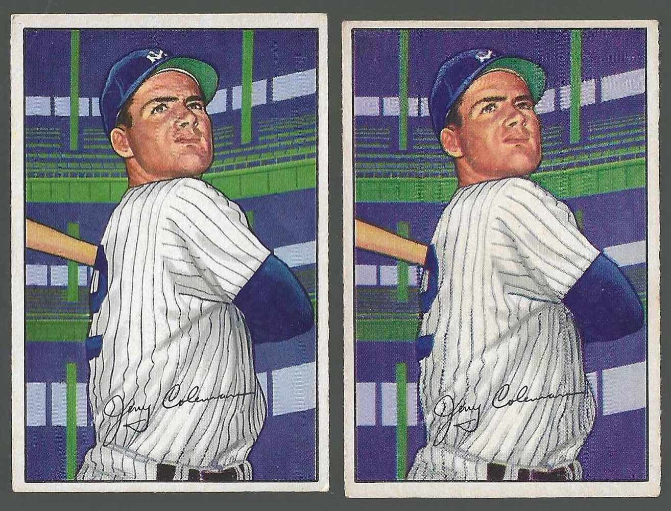 1952 Bowman # 73 Jerry Coleman [#] (Yankees)  cards value