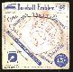 1952 Cincinatti REDS - ICE SCRAPER - on original cardboard backing !!!