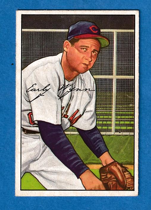 1952 Bowman #142 Early Wynn (Indians)  cards value