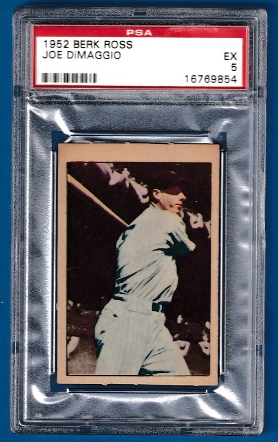 1952 Berk Ross - Joe DiMaggio (Yankees)  cards value