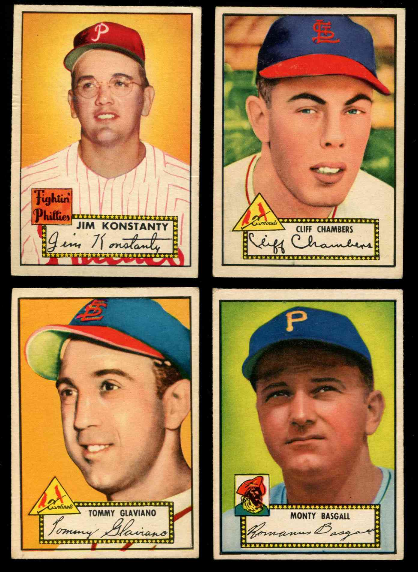 1952 Topps # 12 Monty Basgall (Pirates)  cards value