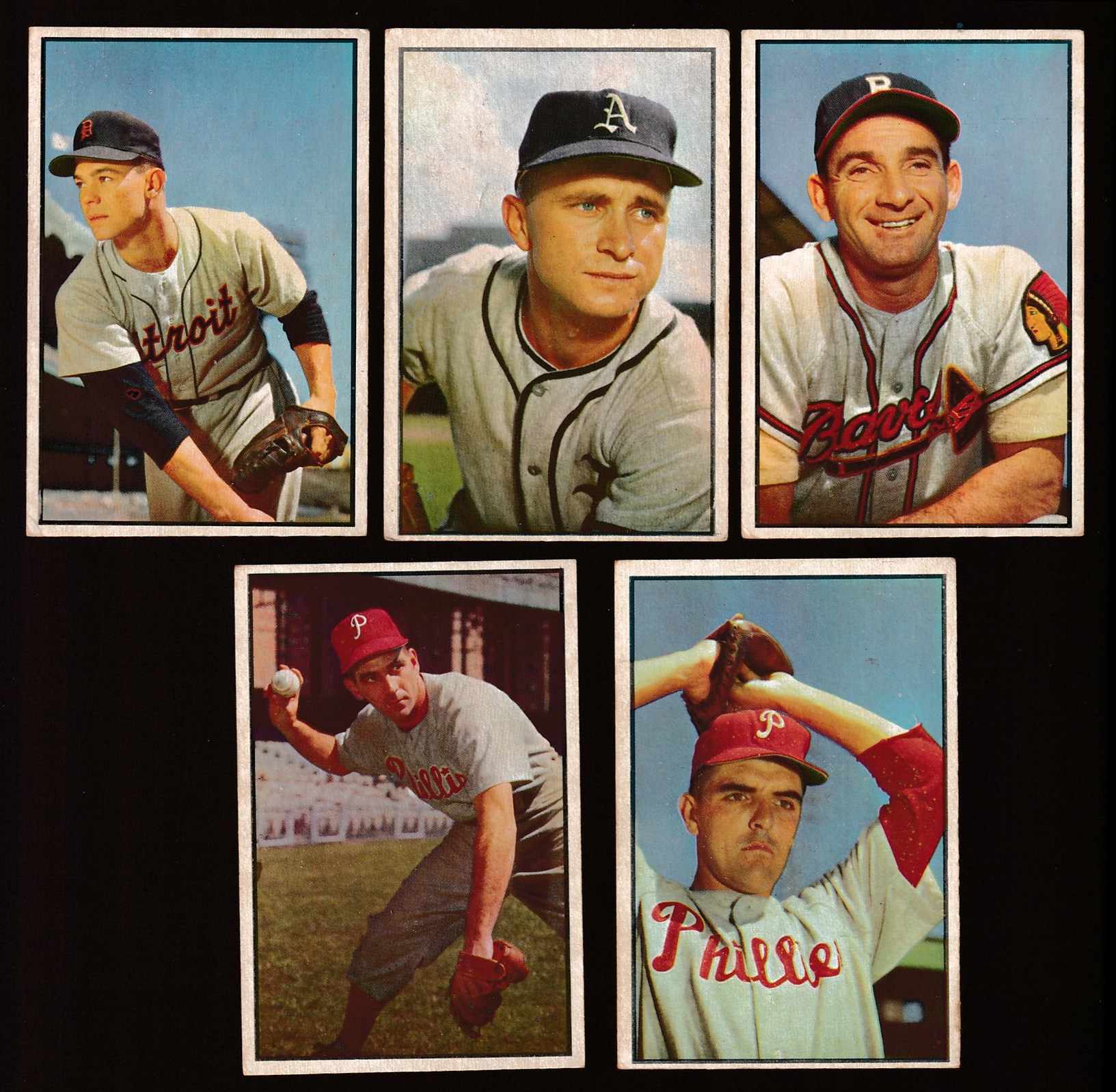 1953 Bowman Color # 64 Curt Simmons (Phillies)  cards value