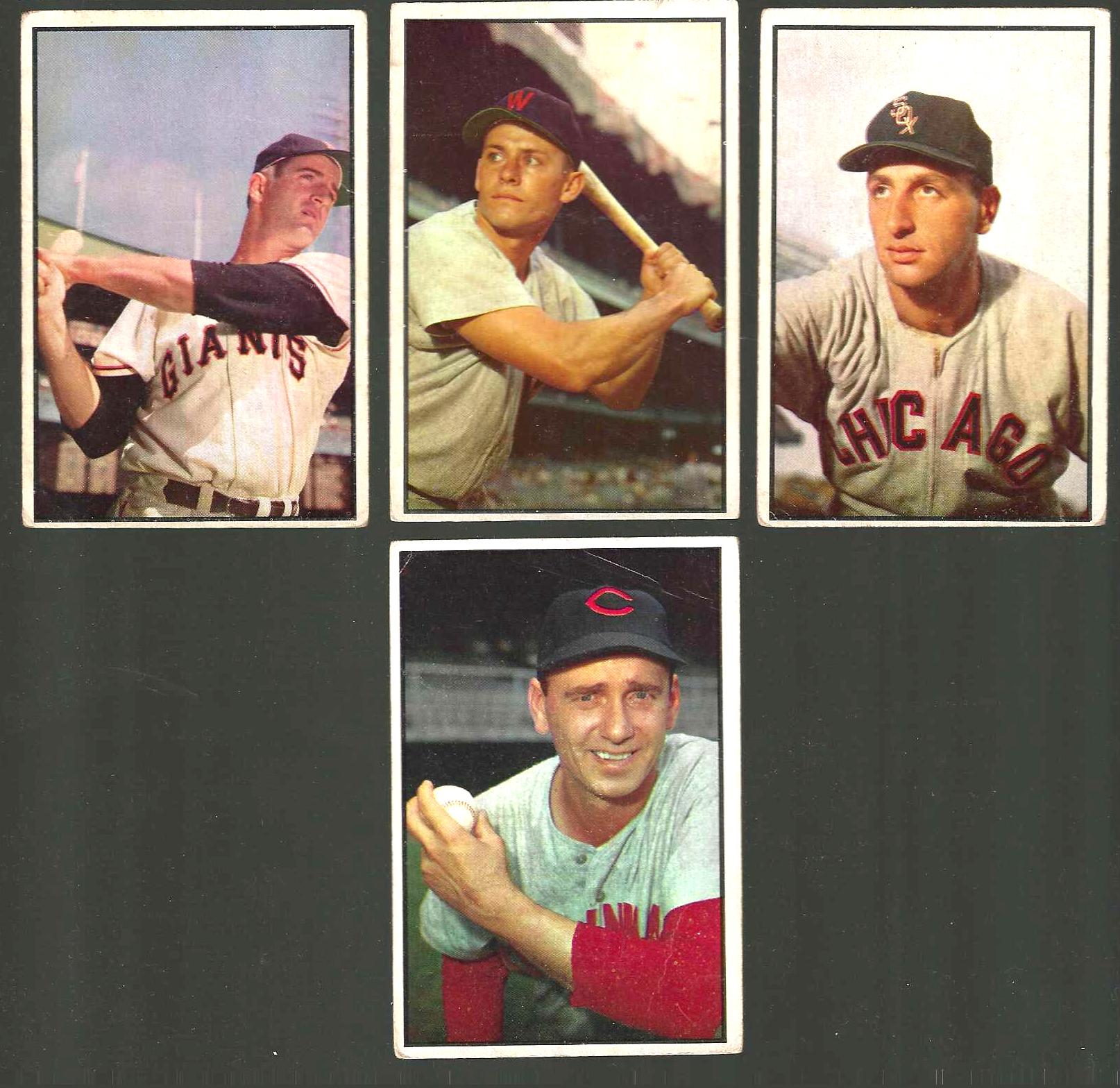 1953 Bowman Color # 74 Don Mueller [#l] (New York Giants)  cards value