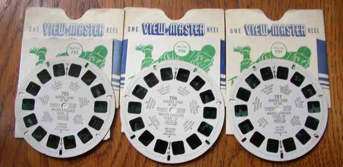 1953 View-Master #727 w/Roy Campanella COMPLETE w/booklet  cards value