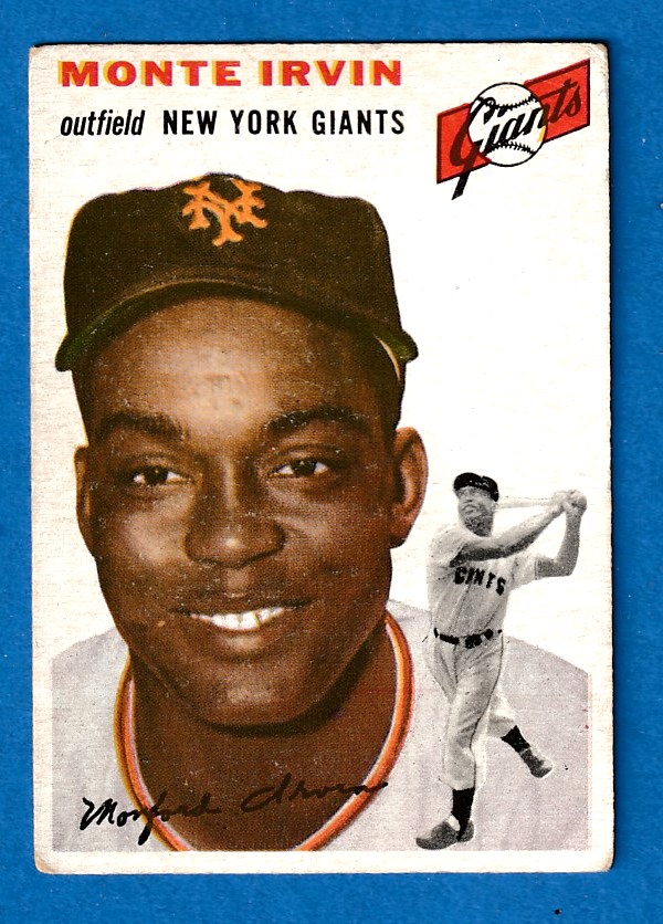 1954 Topps #  3 Monte Irvin (NY Giants)  cards value