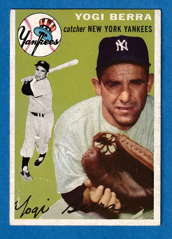 1954 Topps # 50 Yogi Berra (Yankees)  cards value