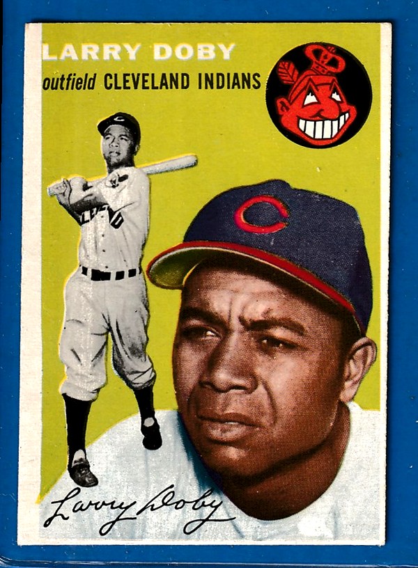 1954 Topps # 70 Larry Doby ROOKIE SCARCE MID SERIES (Indians)  cards value