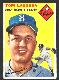 1954 Topps #132 Tom Lasorda ROOKIE (Brooklyn Dodgers)